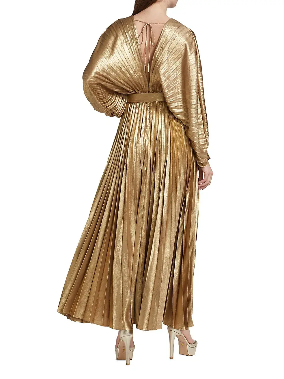 Acler Westover Dress Gold Size 8 - Image 3