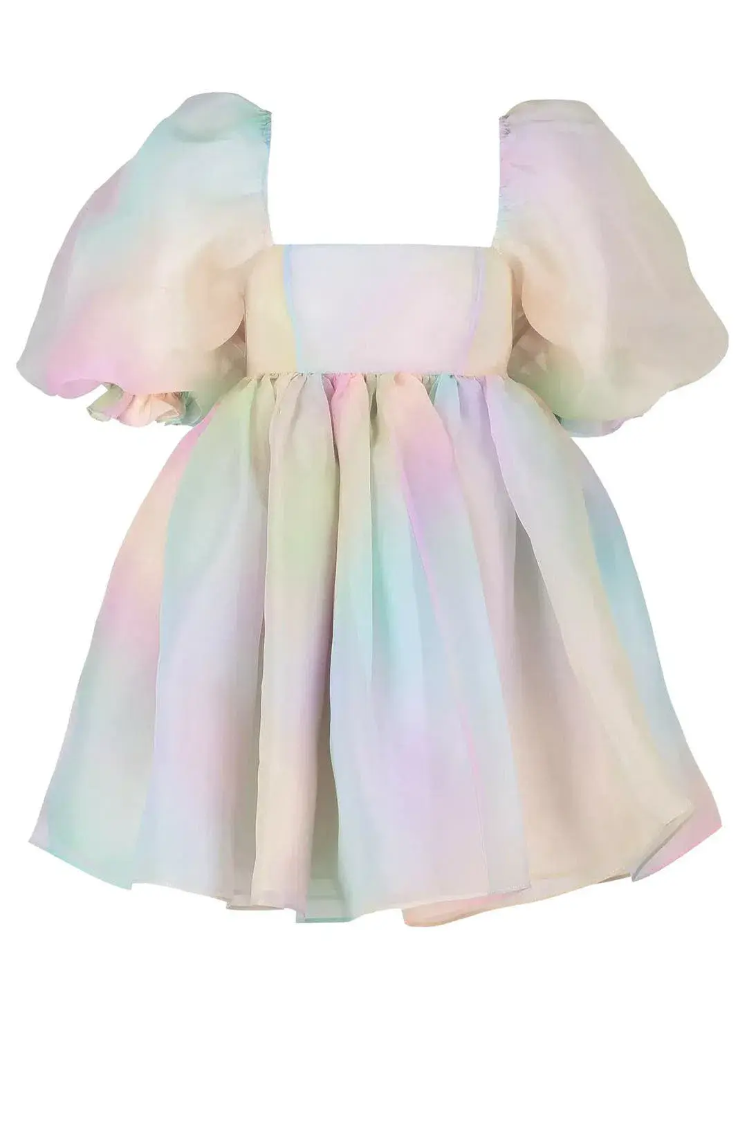 Selkie The Rainbow Puff Dress Print Size S/AU 8 - Image 4