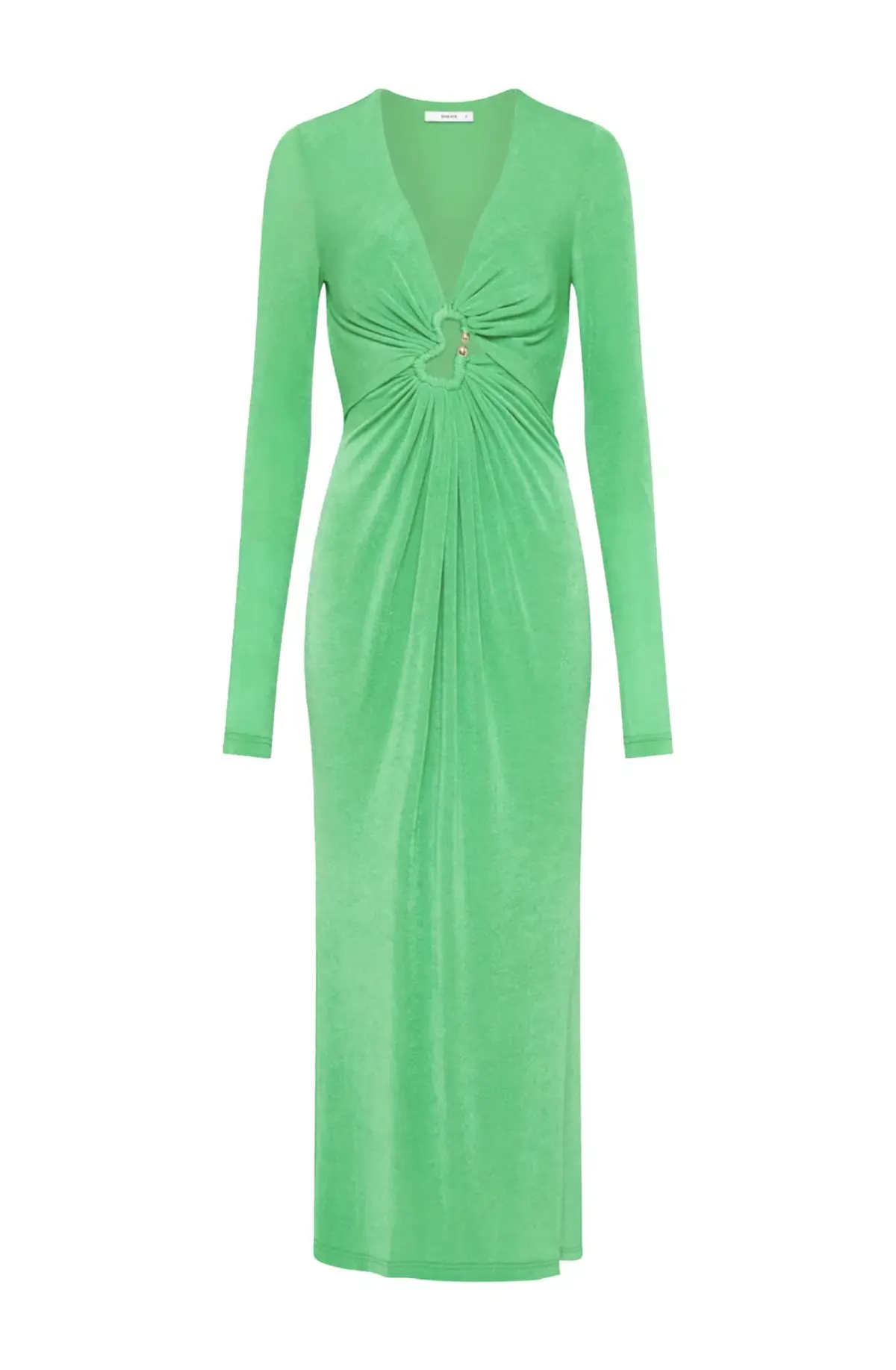 Sheike Free Spirit Midi Dress in Emerald Green Size 8 - Image 3
