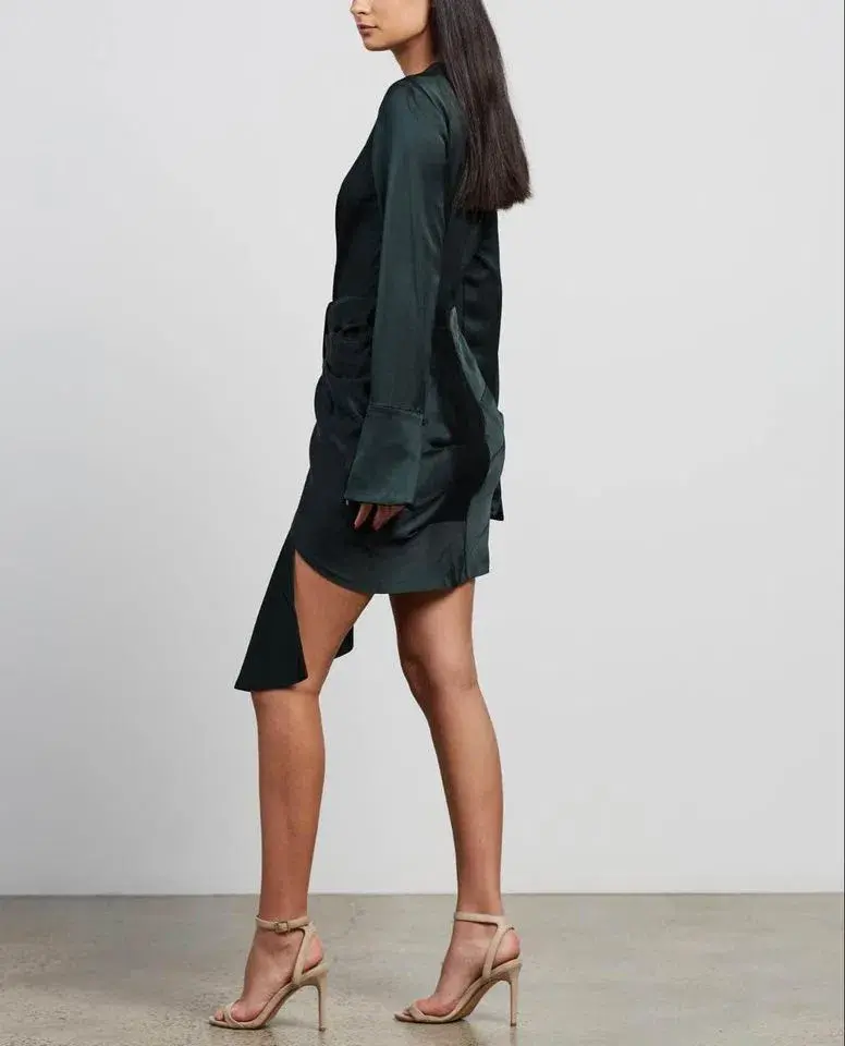 Significant Other Dahlia Dress Deep Pine Size 10 - Image 2