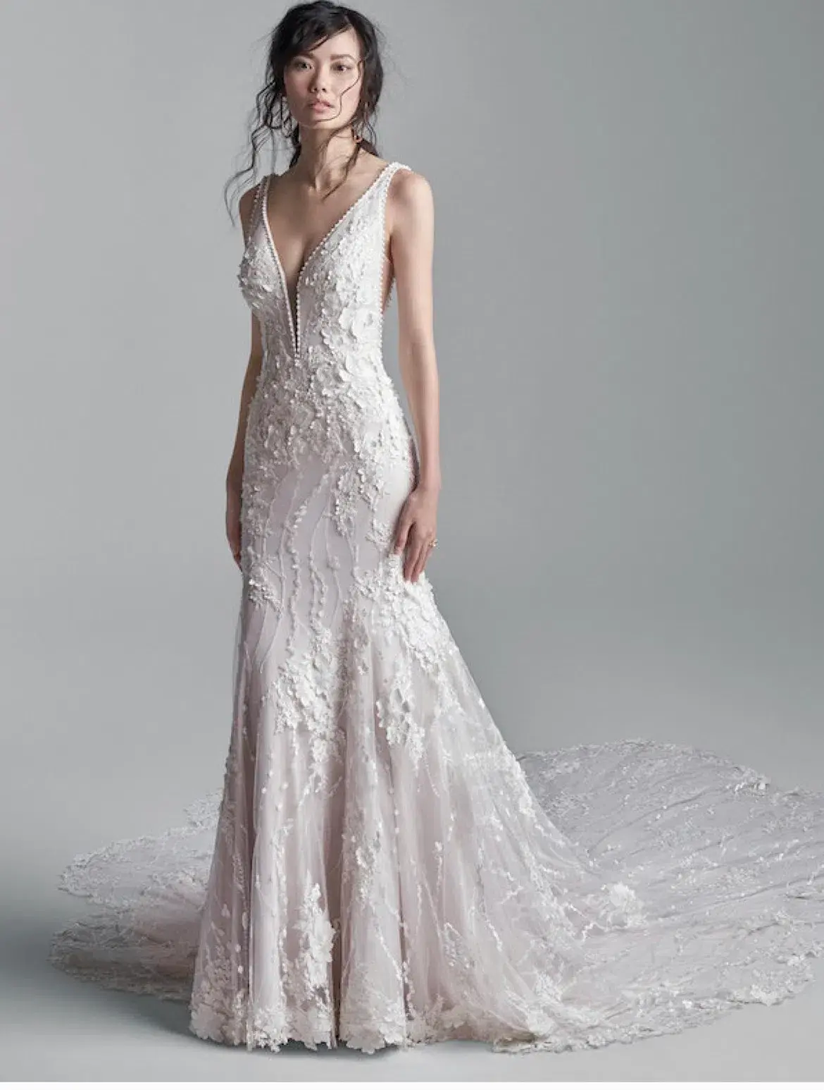 Sottero And Midgley Wedding Dress White Size 10  - Image 1