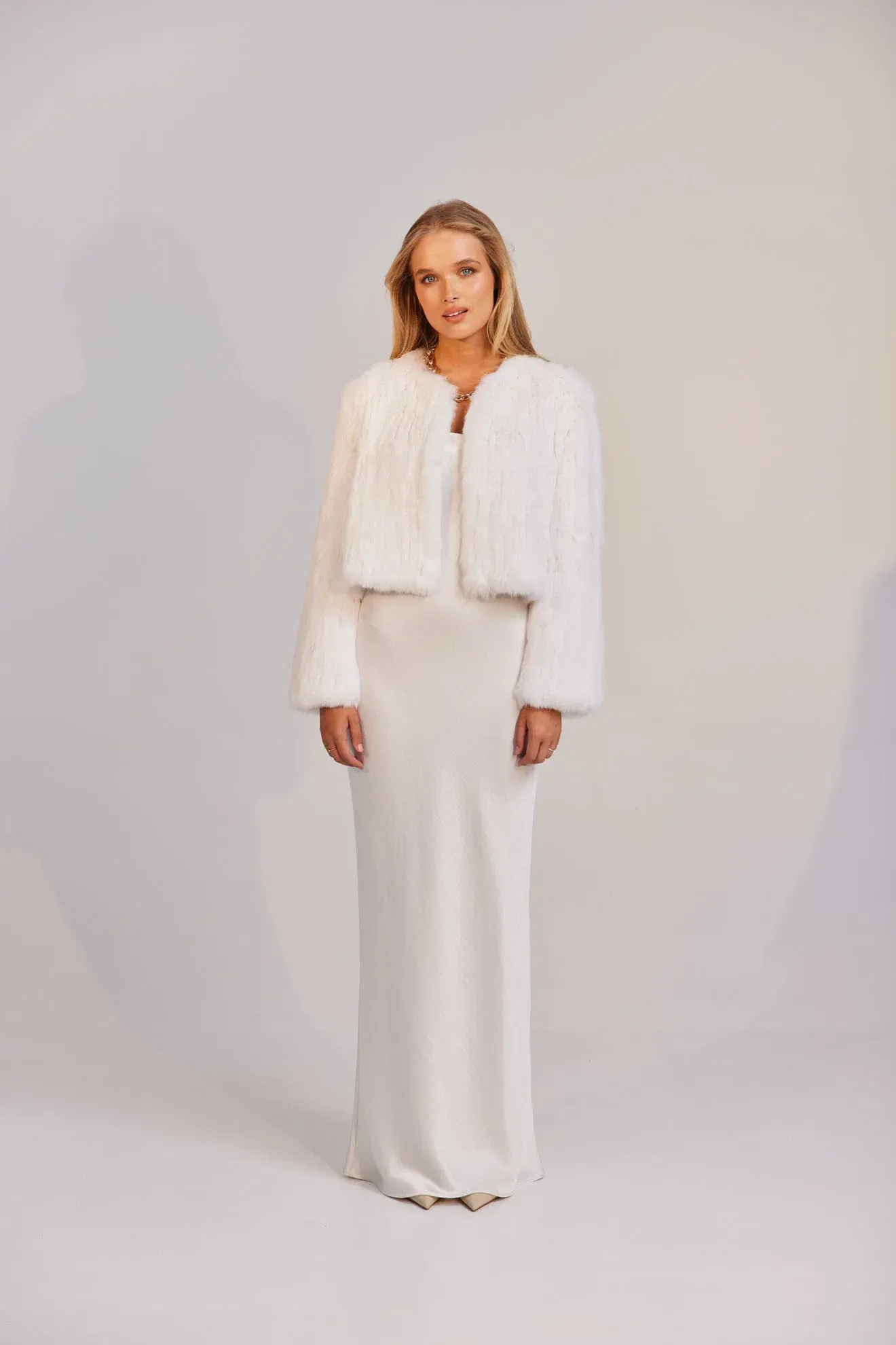 Bubish Lola Crop Jacket White Size 10 - Image 1