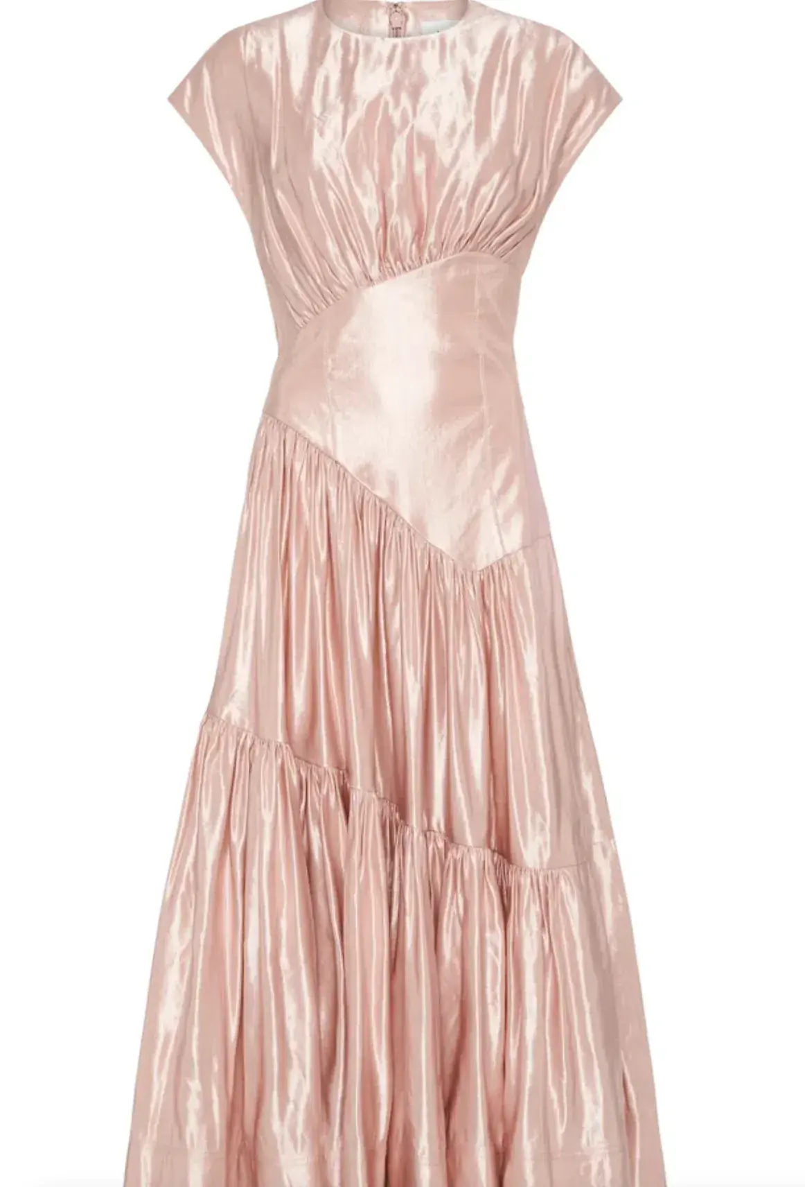 Aje Serendipity Reflection Midi Dress Blush Size 14 - Image 5