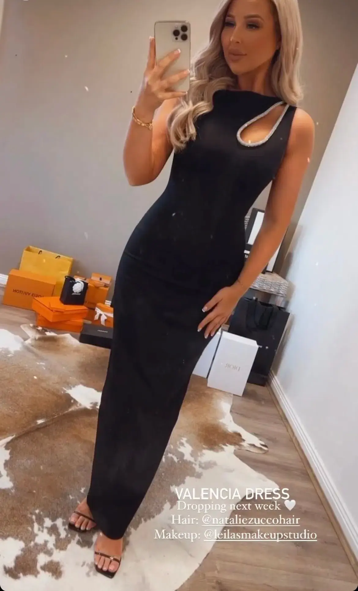 Bianca & Bridgett Valencia Dress Black Size 8 - Image 2