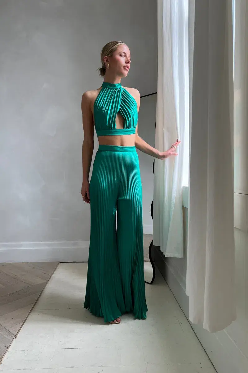 L’Idee Renaissance Top and Bisous Pants Set Green Size 8 / S - Image 1