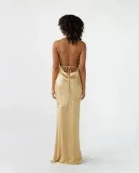 Arcina Ori Daniella Dress Gold Size 8 - Image 2