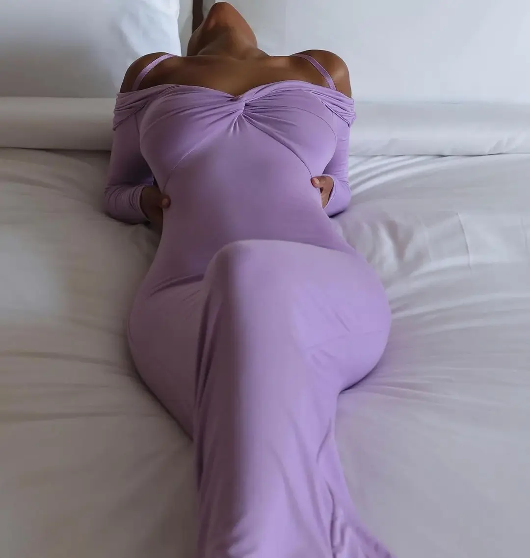 Natalie Rolt Charmaine Dress Lilac Size 8  for rent on The Volte - main image