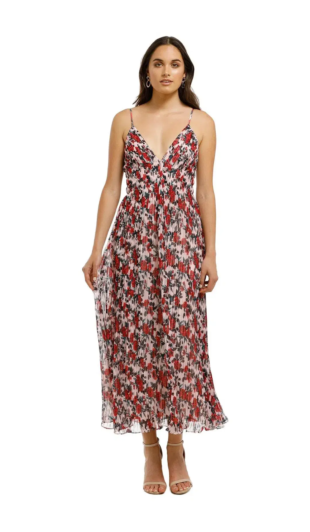 Talulah Roseto Midi Dress Floral Size XXS/Au 4 - Image 3