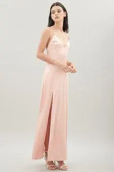Hansen & Gretel Zen Silk Dress Blush Size 8 - Image 5
