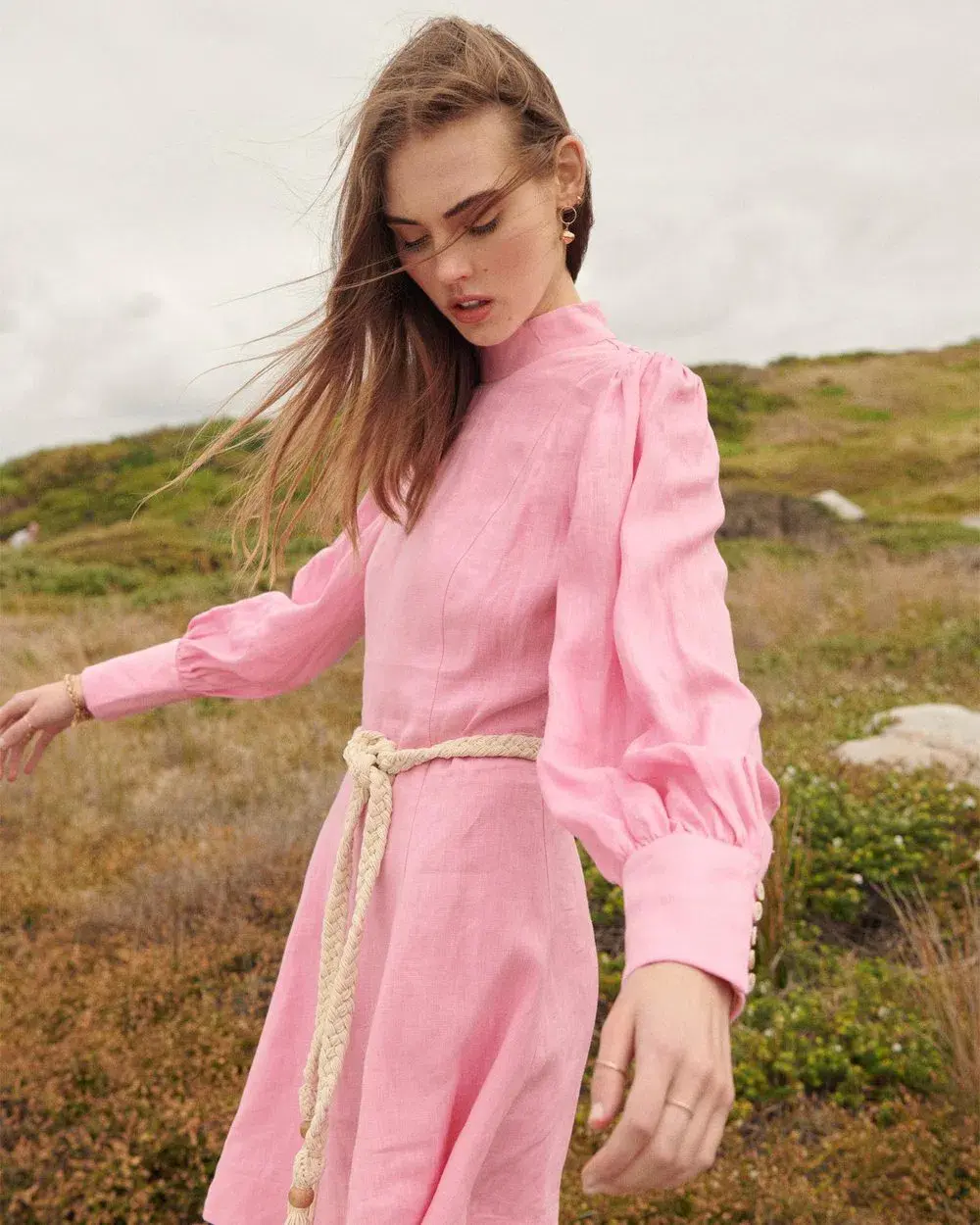 Kate Ford Primrose Mini Dress Pink Size Size 0 / Au 6 for rent on The Volte - main image