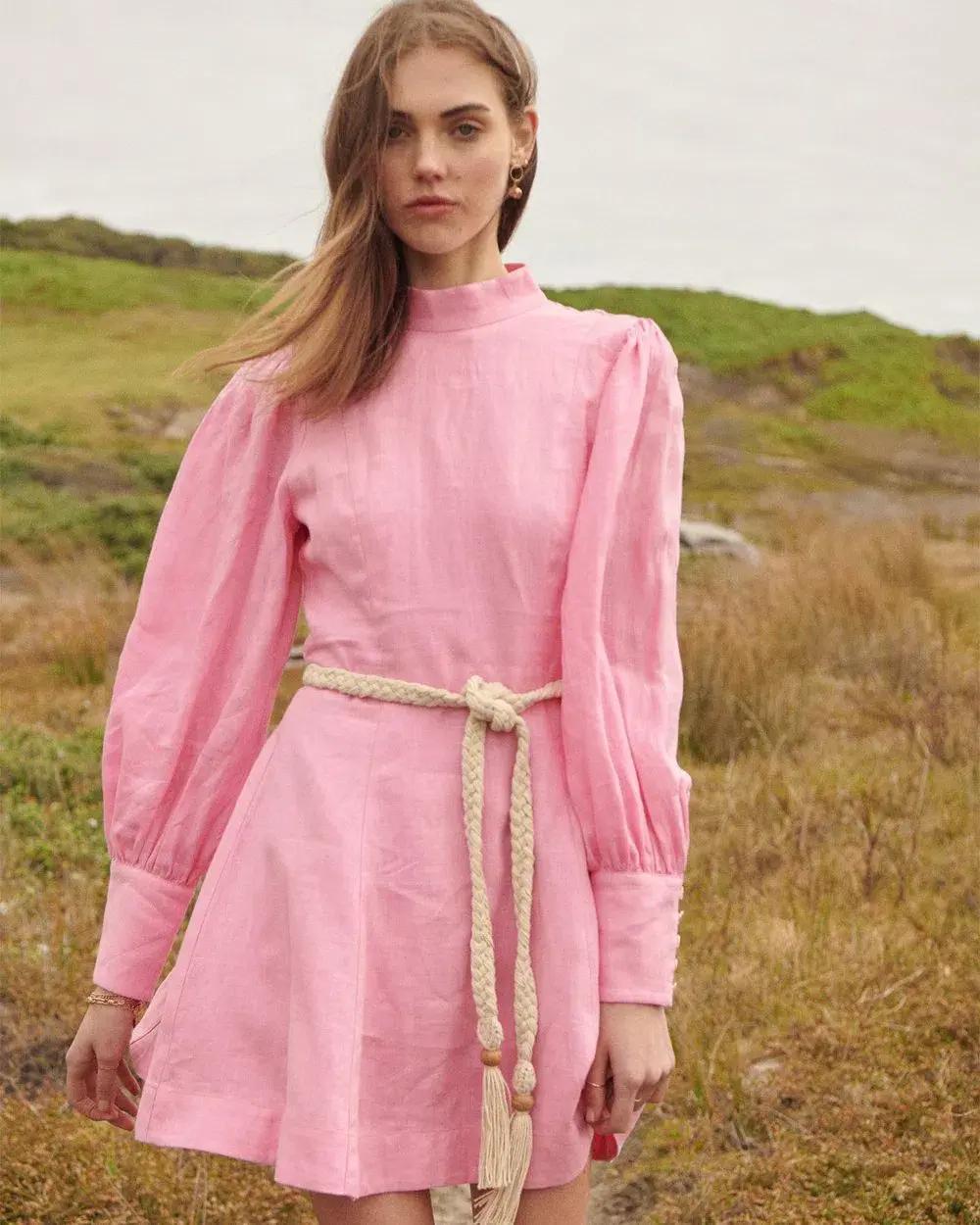 Kate Ford Primrose Mini Dress Pink Size Size 0 / Au 6 for rent on The Volte - main image