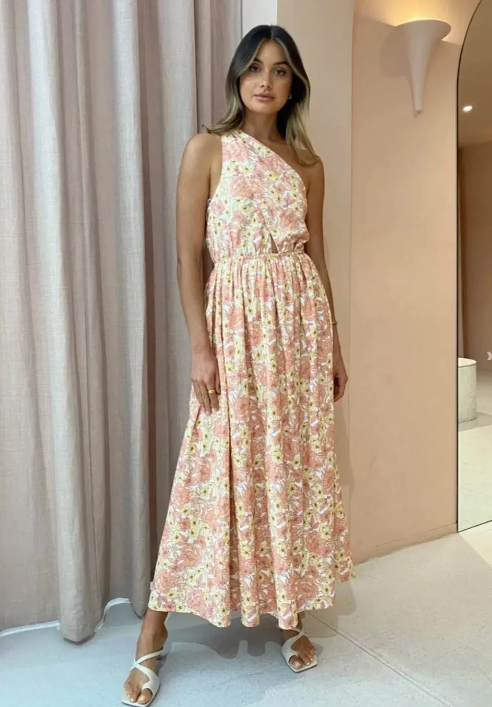 By Nicola Calypso Maxi Dress Floral Size 10 - Image 4