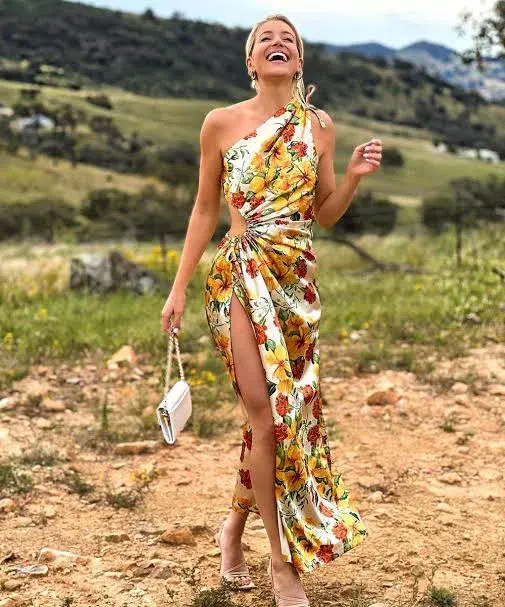Sonya Moda Nour Maxi Dress Yarden Floral Size XS / Au 6 - Image 4