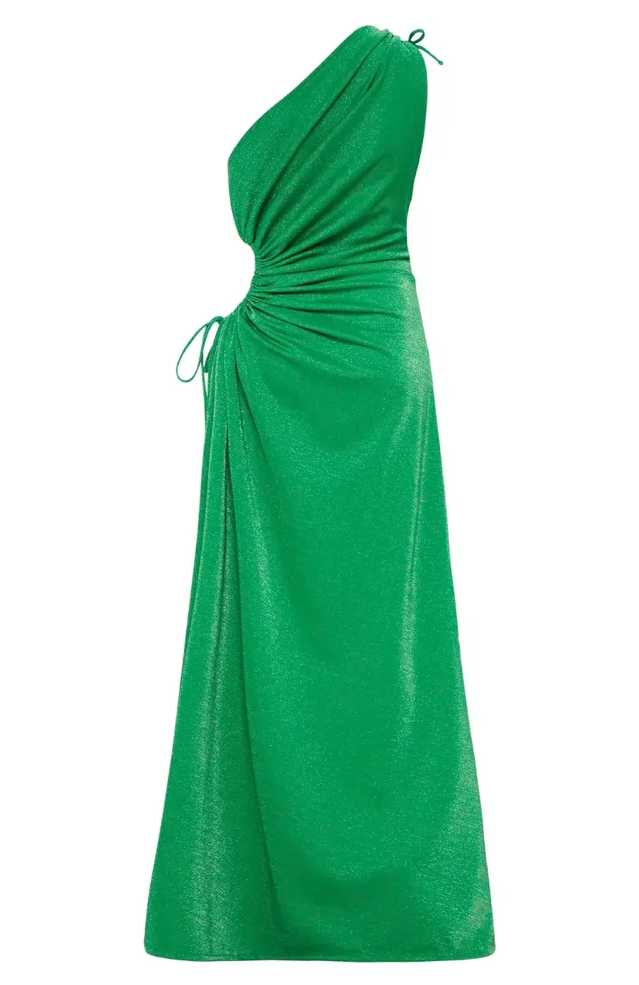 Sonya Moda Nour Maxi Dress Forest Green Shimmer Size 1/Au8 - Image 4