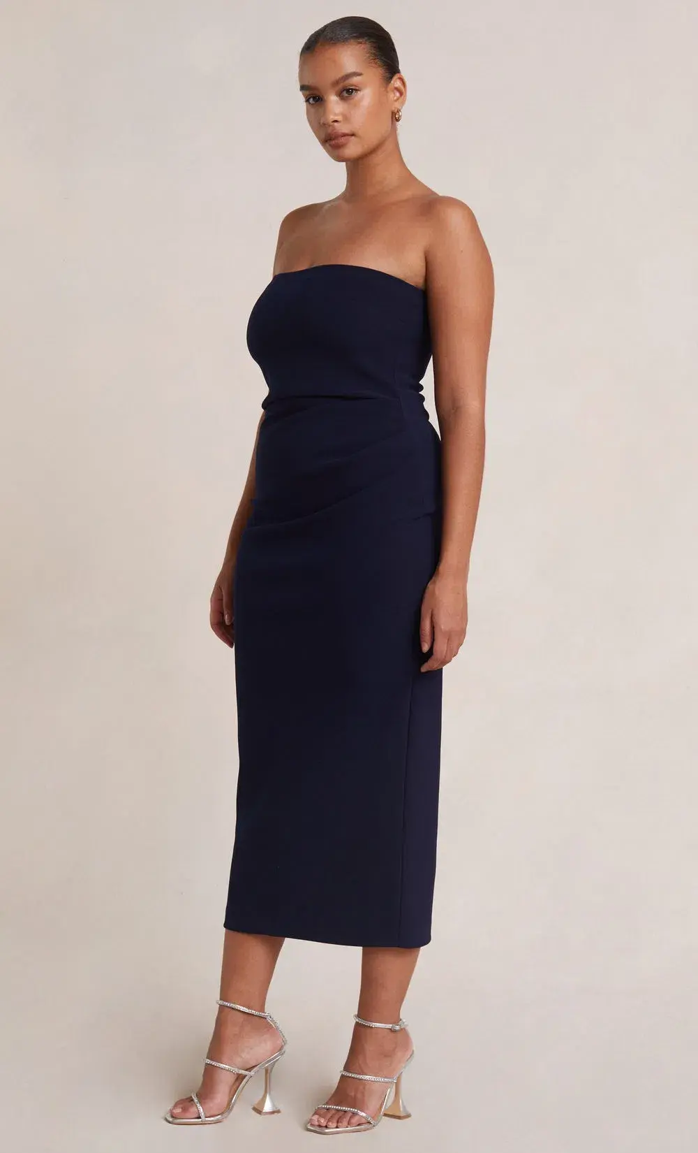 Bec & Bridge Be Mine Strapless Midi Dress Ink Size 10  - Image 2