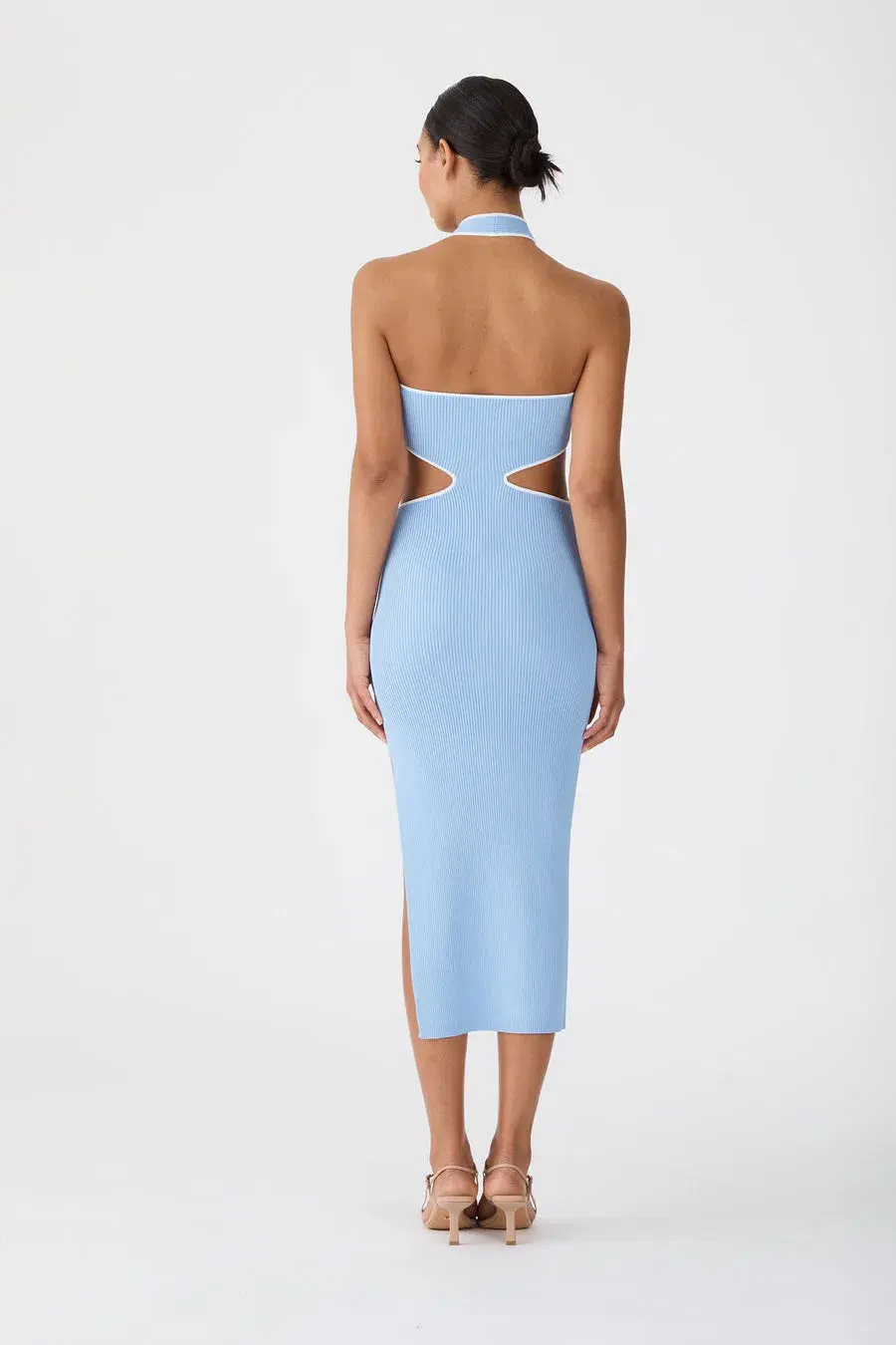 San Sloane The Monica Midi Dress Blue Size 8 for rent on The Volte - main image