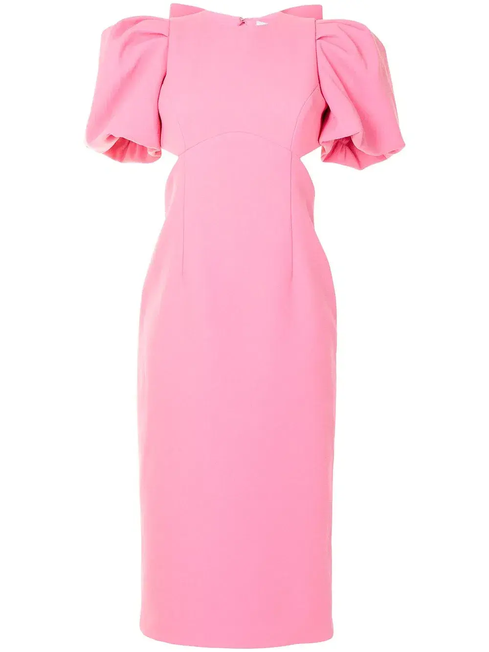 Rebecca Vallance Ally Cut out Midi Dress Pink Size 10 - Image 4