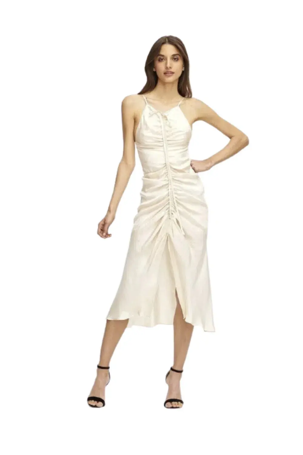 Alice McCall Blue Moon Midi Dress Oyster Size 10 - Image 1