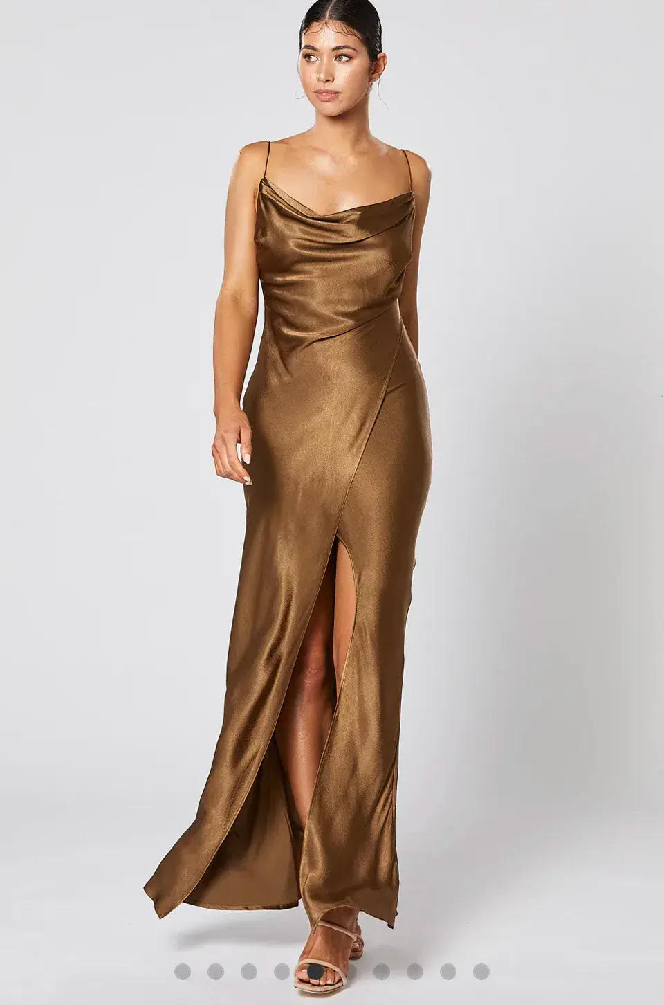 Winona Etoile Dress in Cocoa Size Medium/ Au 10 - Image 2