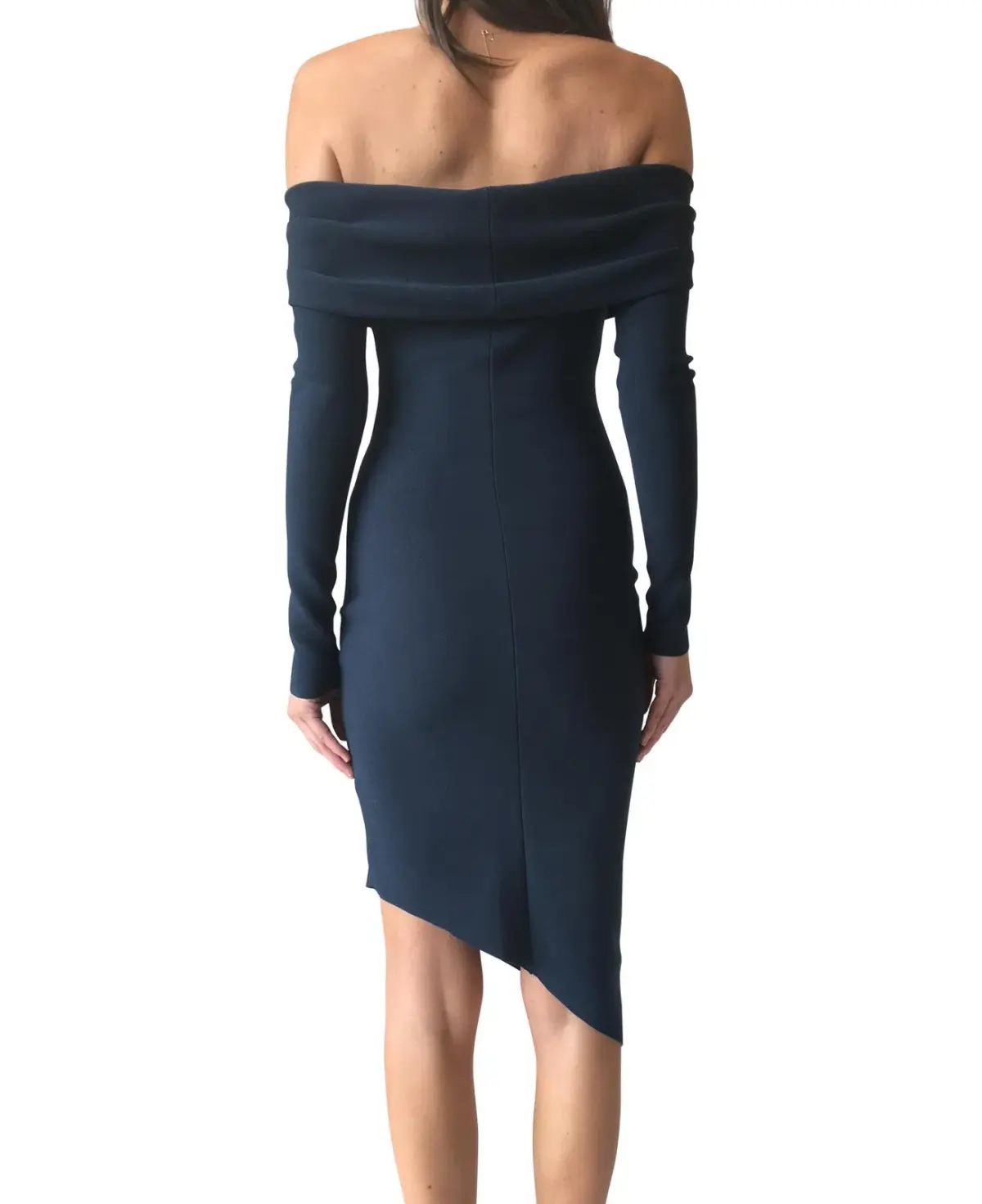 Bec & Bridge Florence Off The Shoulder Dress Blue Size 10 - Image 3