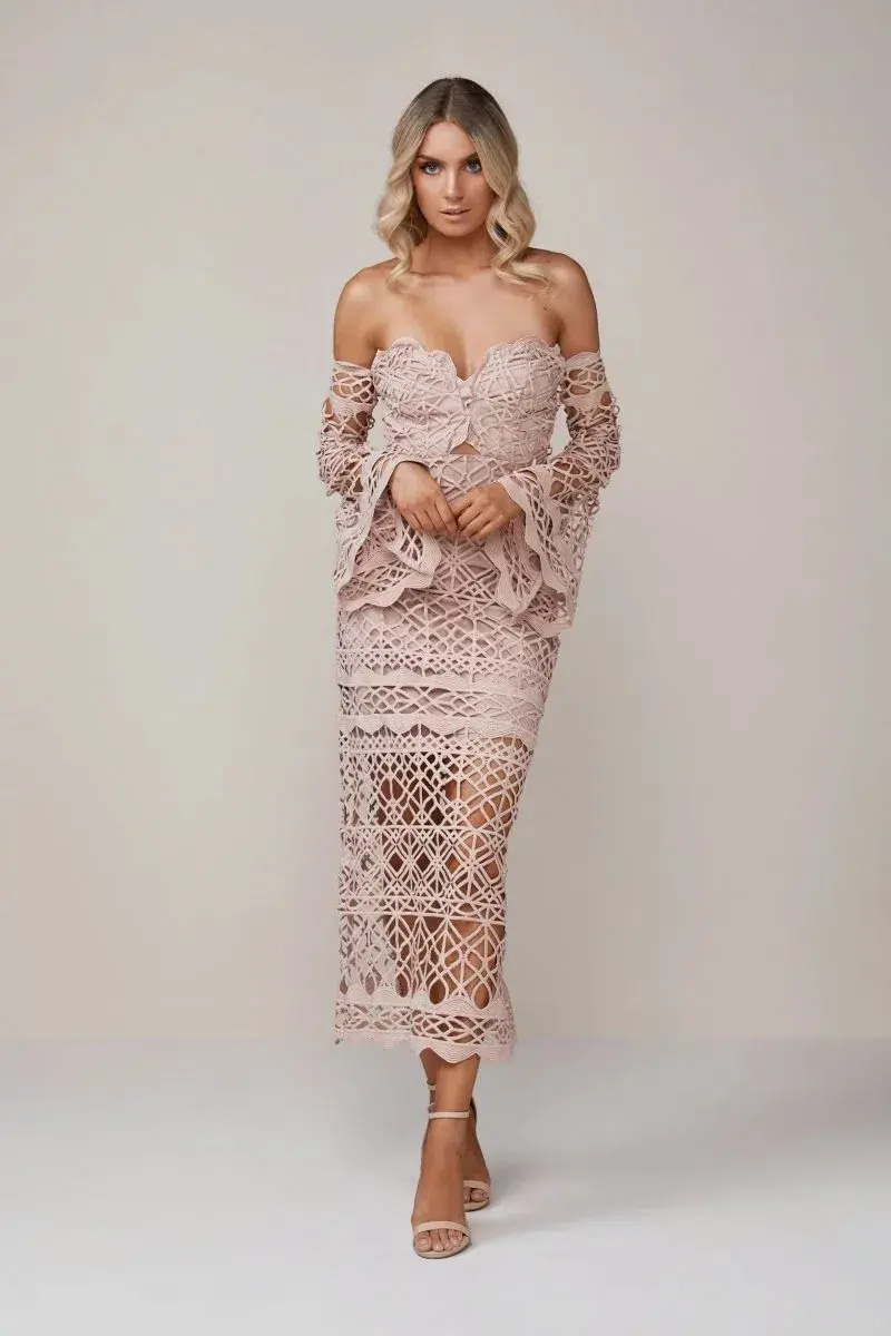 Thurley Coney Island Strapless Dress Nude Size 8  - Image 2
