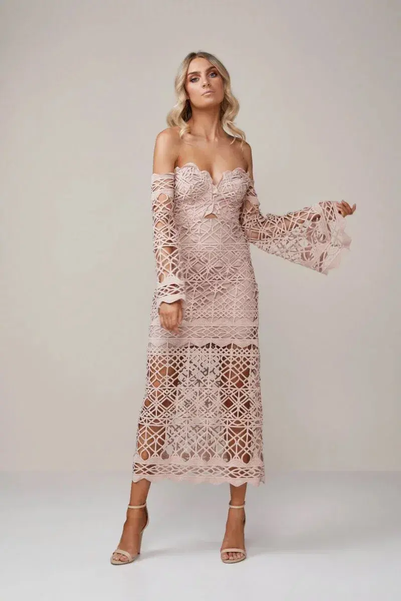 Thurley Coney Island Strapless Dress Nude Size 8  - Image 1