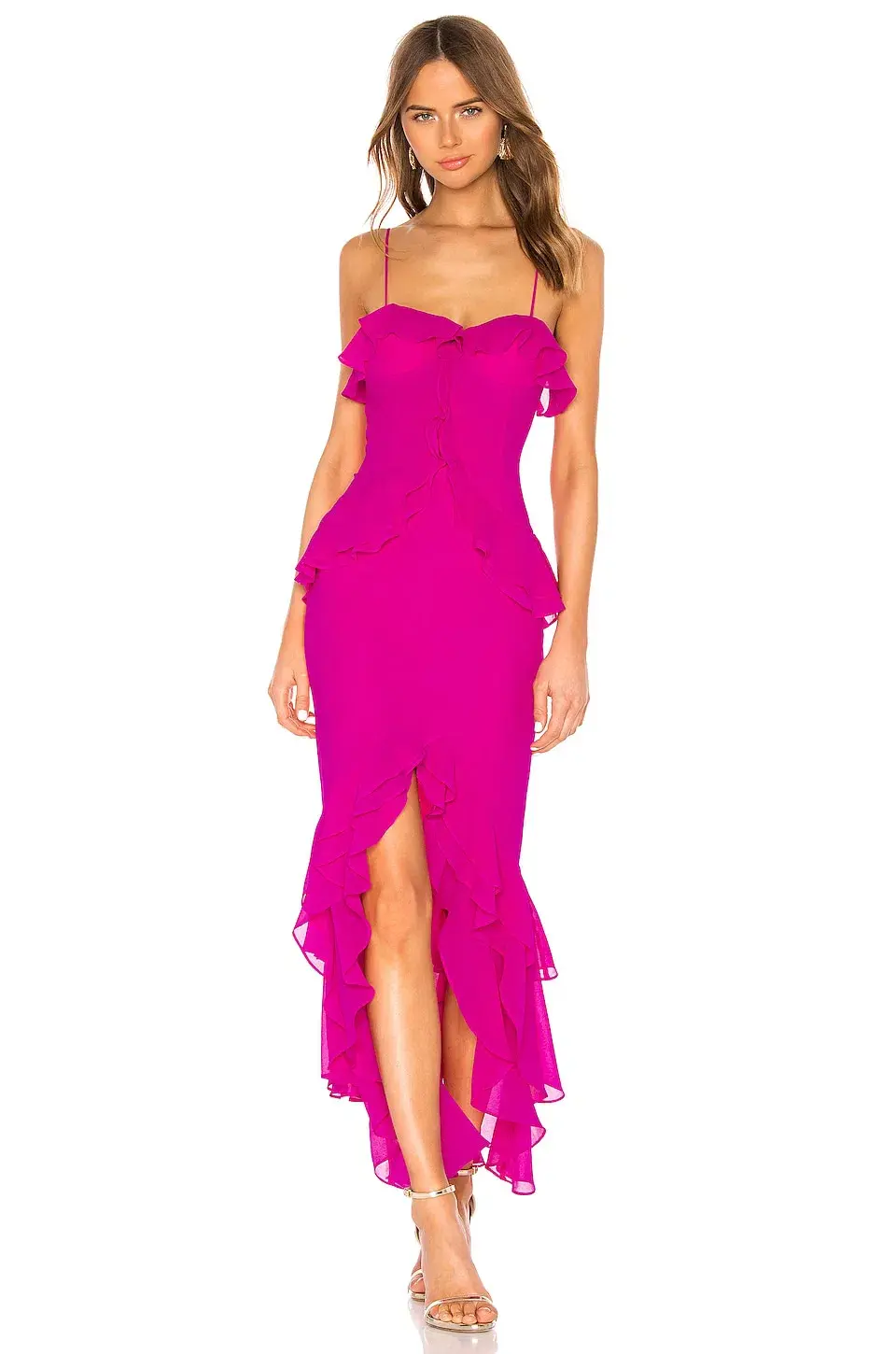 Melissa Gown in Magenta Size 10 - Image 2