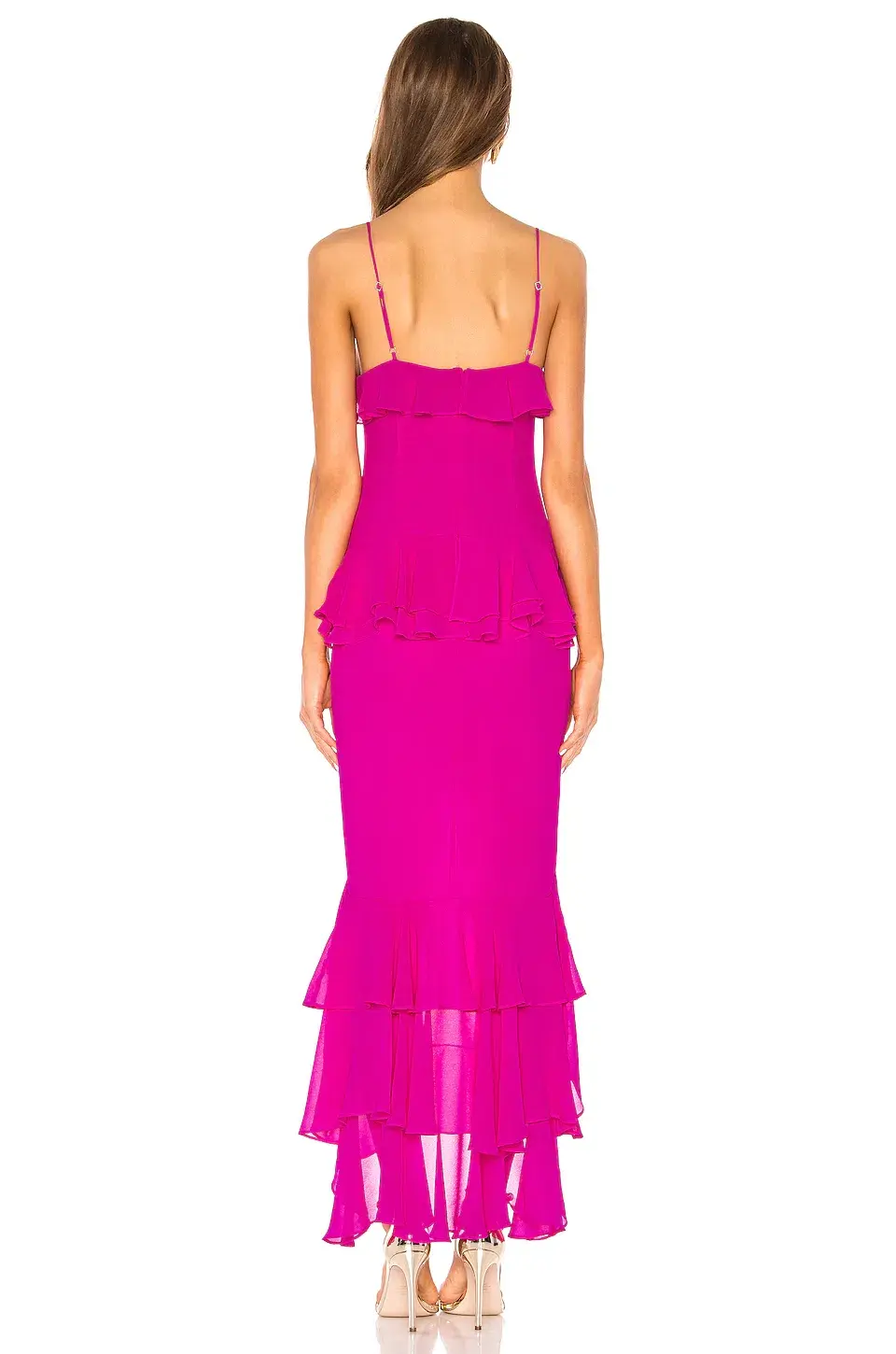 Melissa Gown in Magenta Size 10 - Image 1