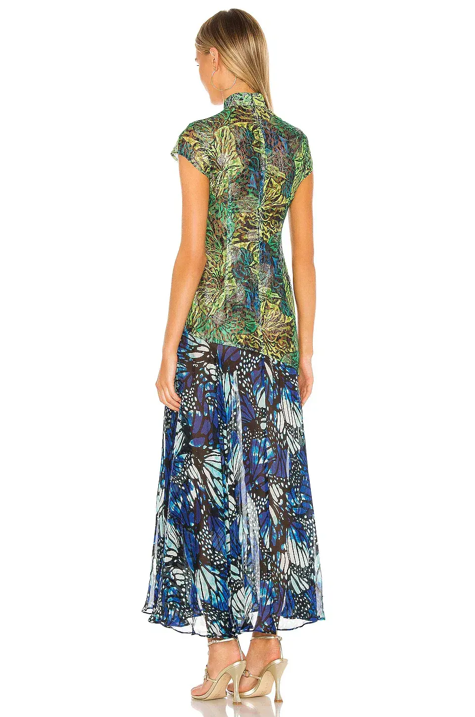Kim Shui Lace Butterfly Dress Print Size 6  for rent on The Volte - main image