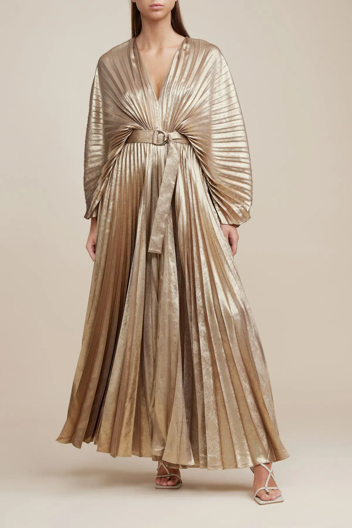 Acler Gold Westover Dress Golden Size 6 - Image 1