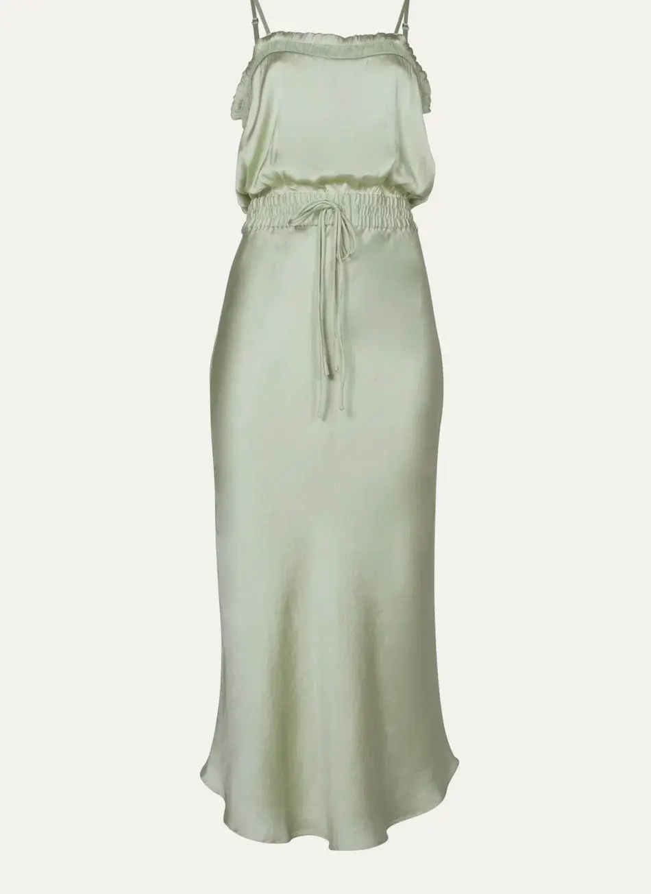 Flannel Yasmin Cami Dress Green Size 1 / Au 8 - Image 1