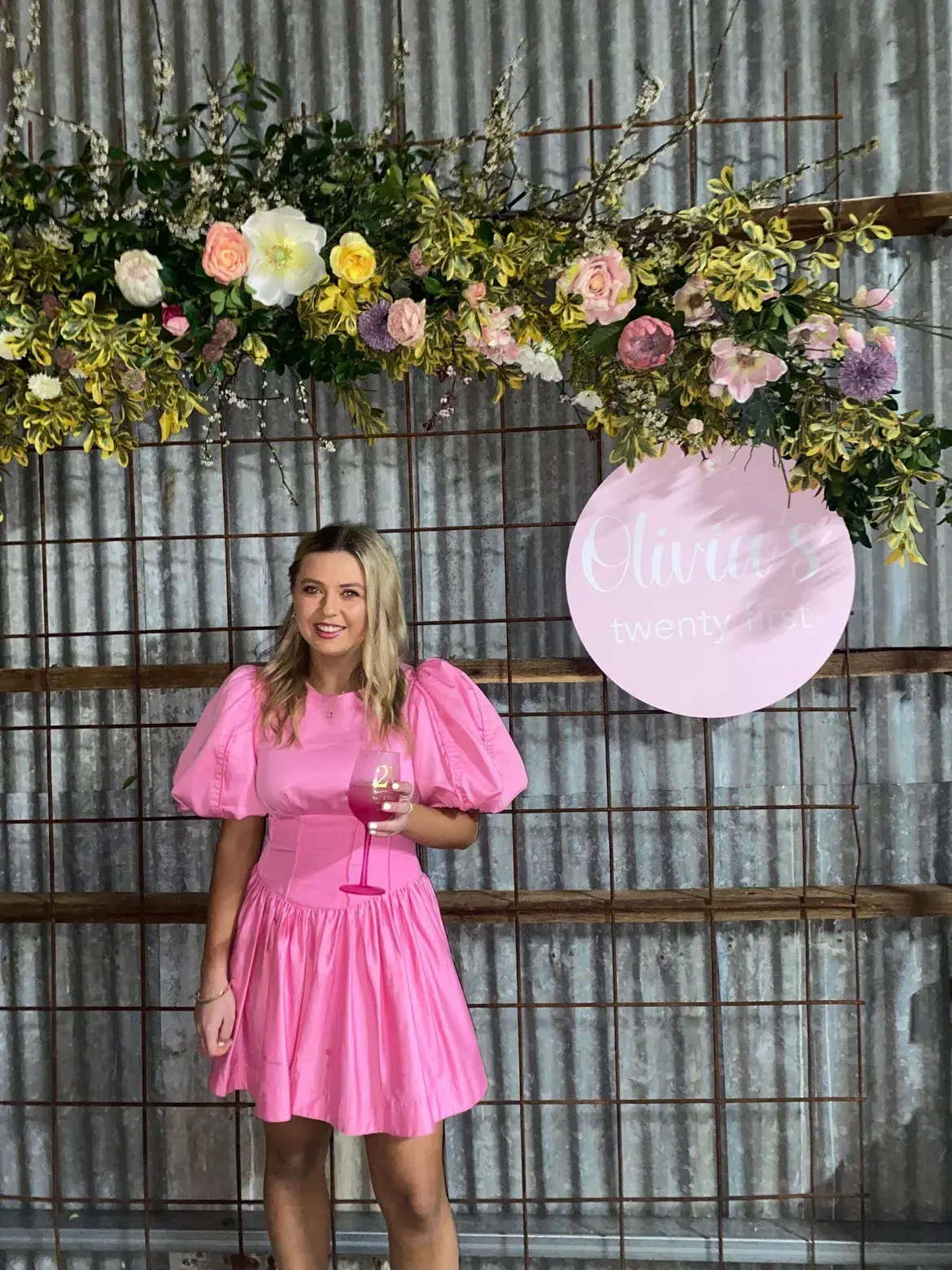 Aje Gianna Puff Sleeve Mini Dress French Rose Pink Size 10 / M - Image 4