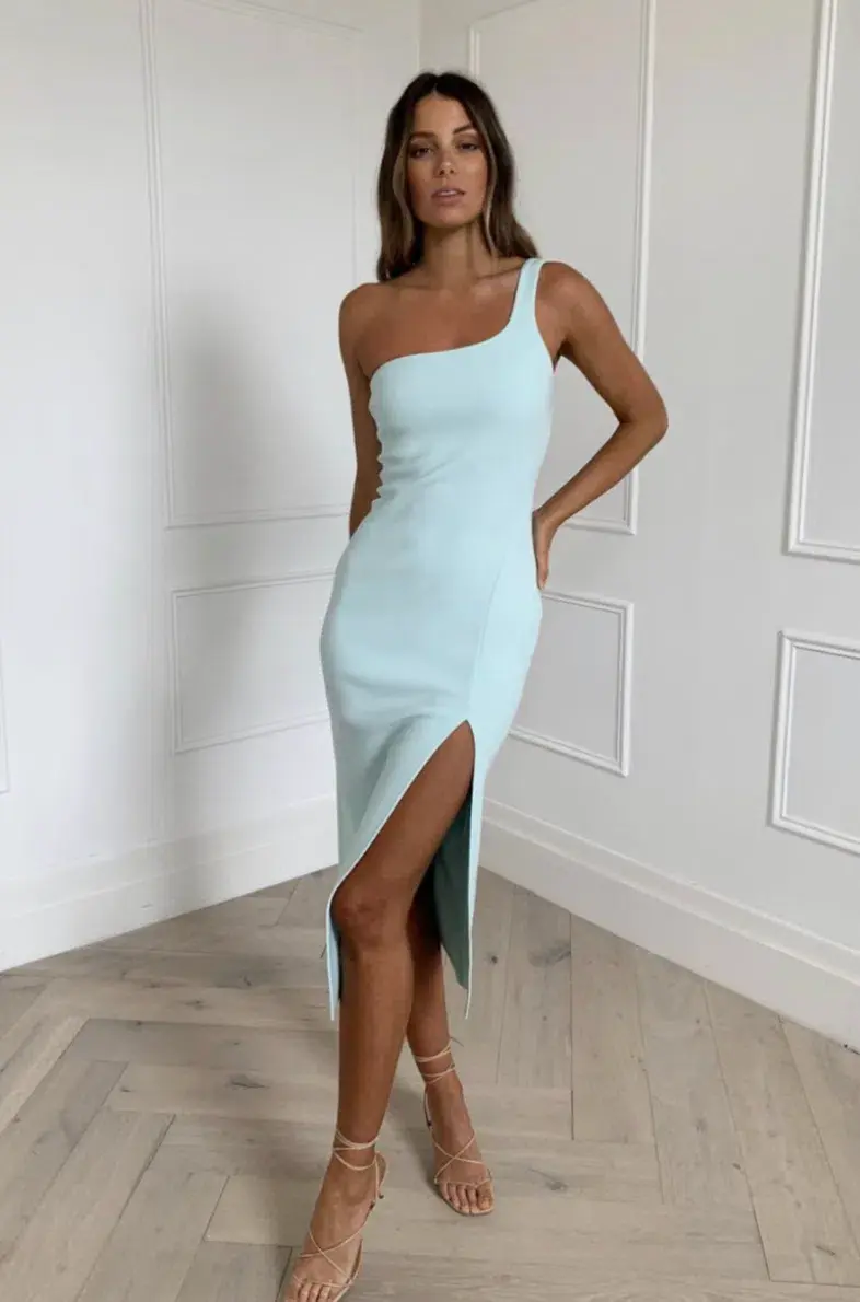 Bec & Bridge Ariel Midi Dress Mint Size 6 for rent on The Volte - main image