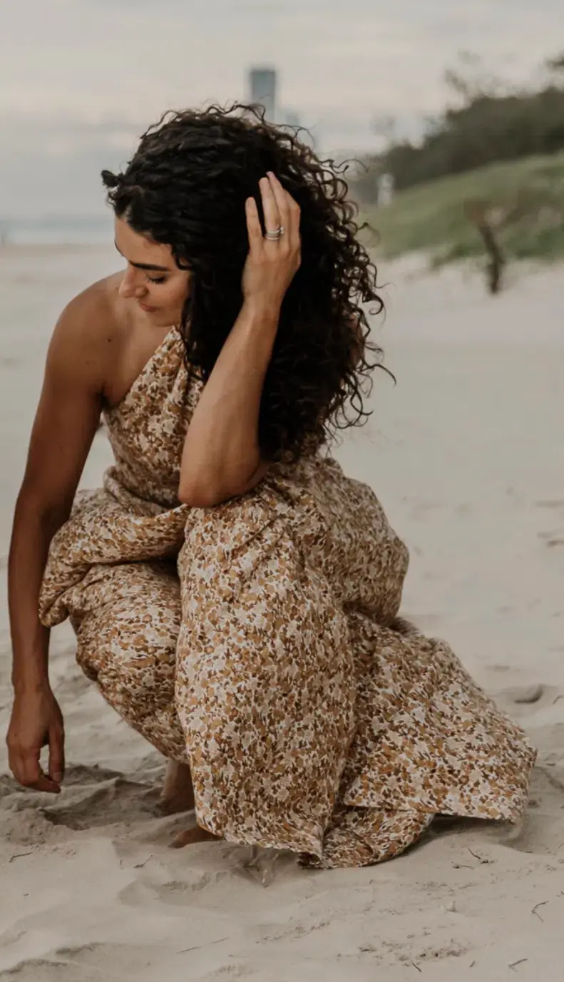 Shona joy Orion Backless Midi Dress Floral Size 10  for rent on The Volte - main image