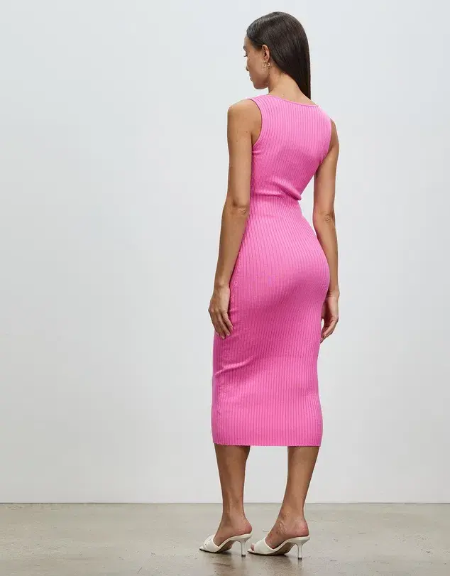Lover Lily Midi Dress Pink Size 8 - Image 3