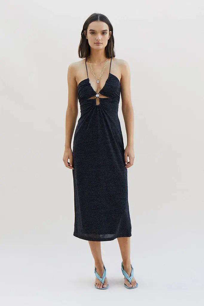 Suboo Asha Splice Slip Dress Black Size XS/Au 6 for rent on The Volte - main image