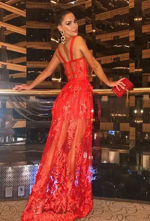 Nicola Finetti Marisol Dress Red Size 6 - Image 5
