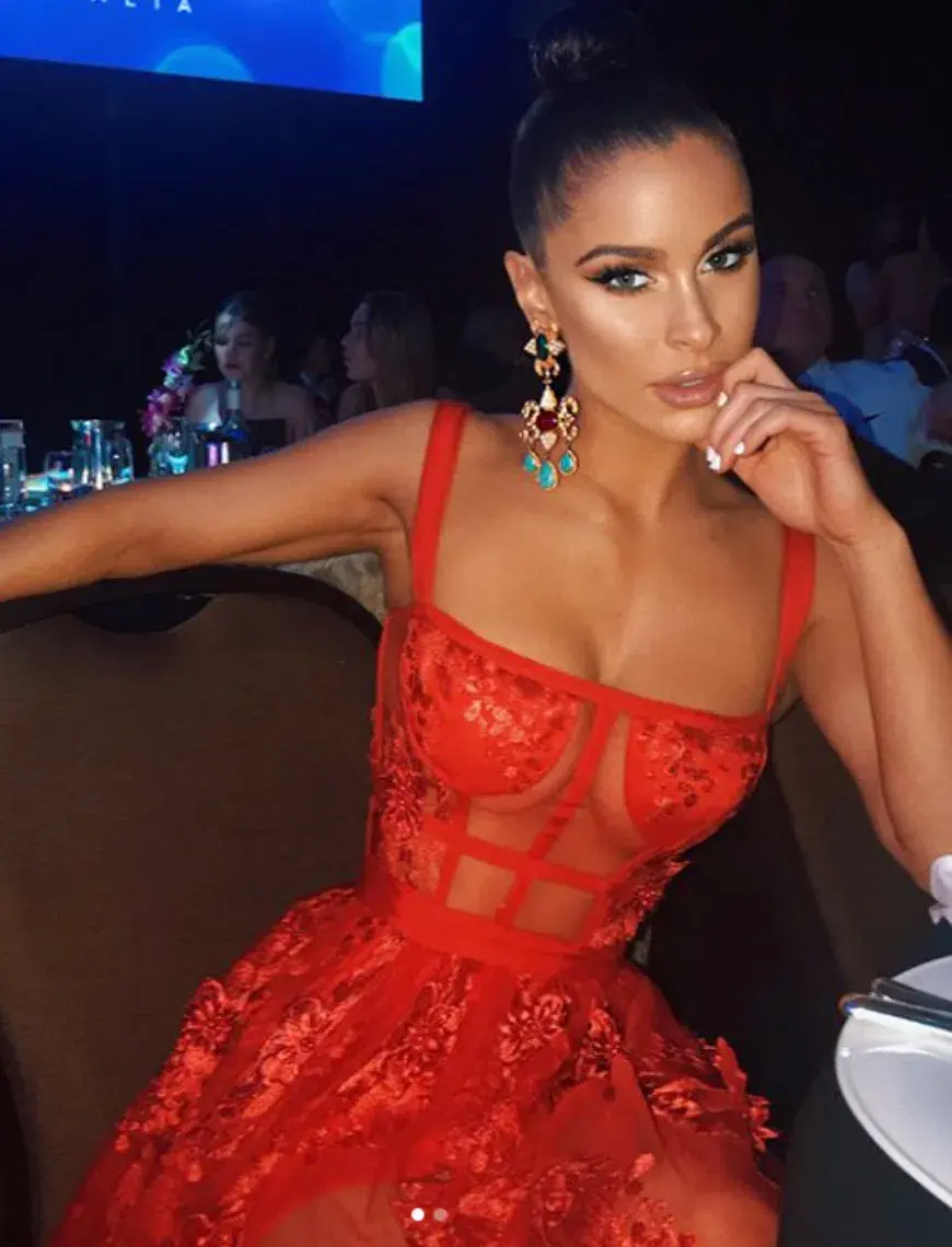 Nicola Finetti Marisol Dress Red Size 6 - Image 3