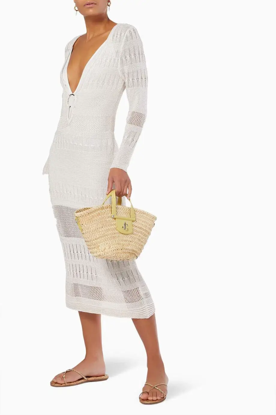 Suboo Harper Knit Kaftan White Size 10/M - Image 2