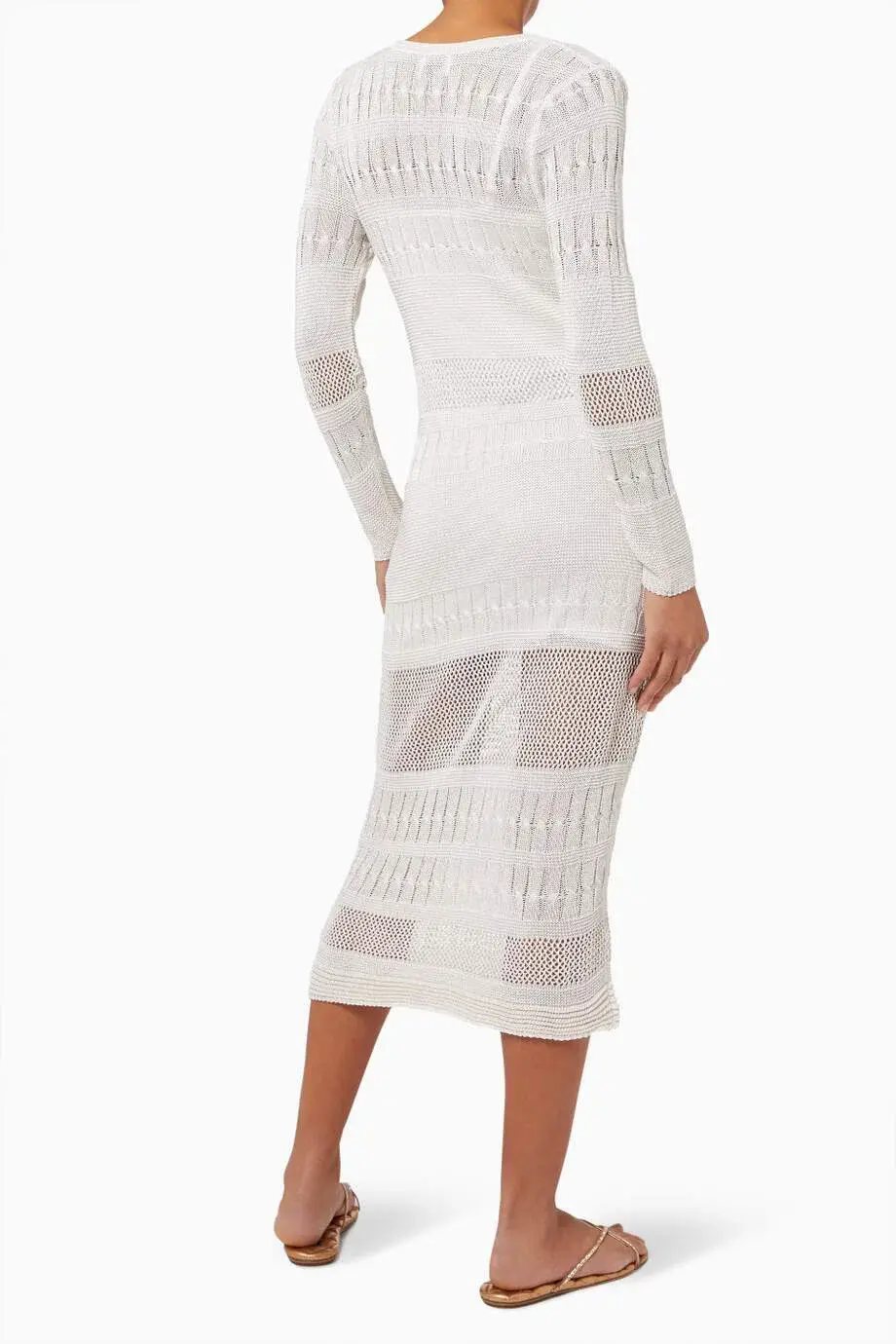 Suboo Harper Knit Kaftan White Size 10/M - Image 3