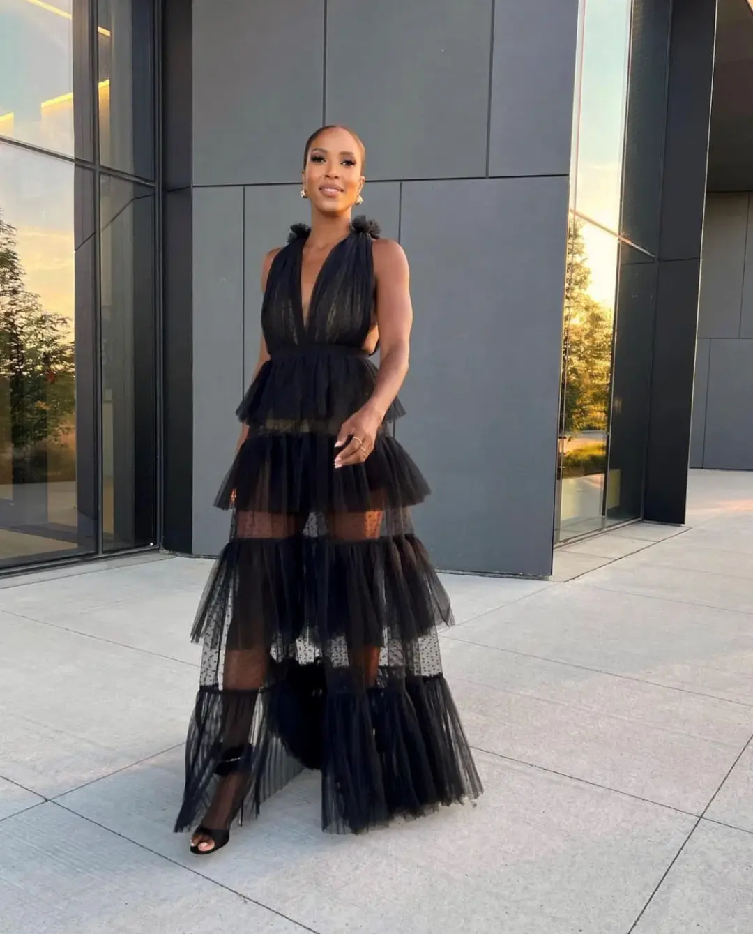 Lexi Zendaya Dress Black Size 10 for rent on The Volte - main image