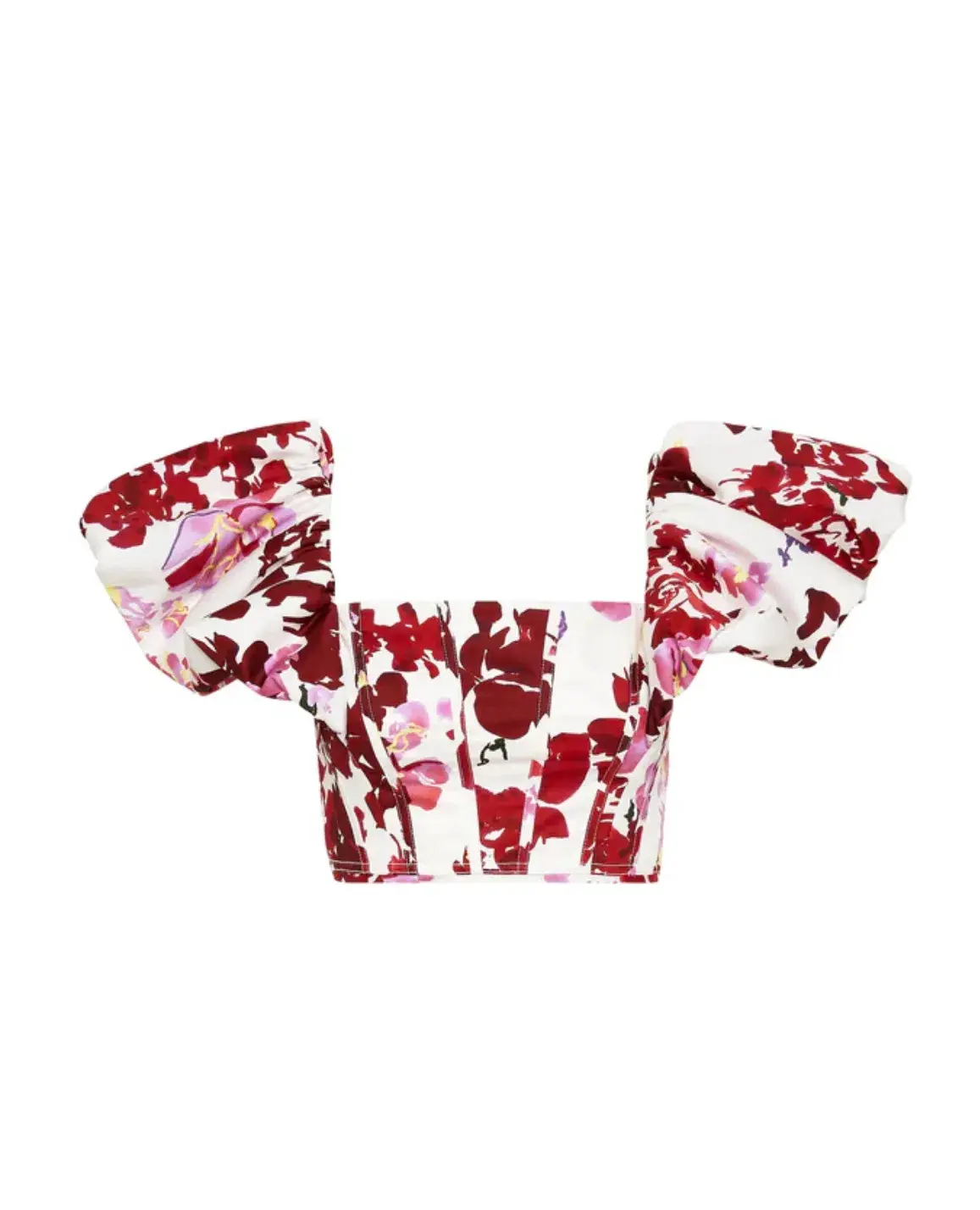 Aje Margot Bubble Sleeve Top Floral Size 10 - Image 4