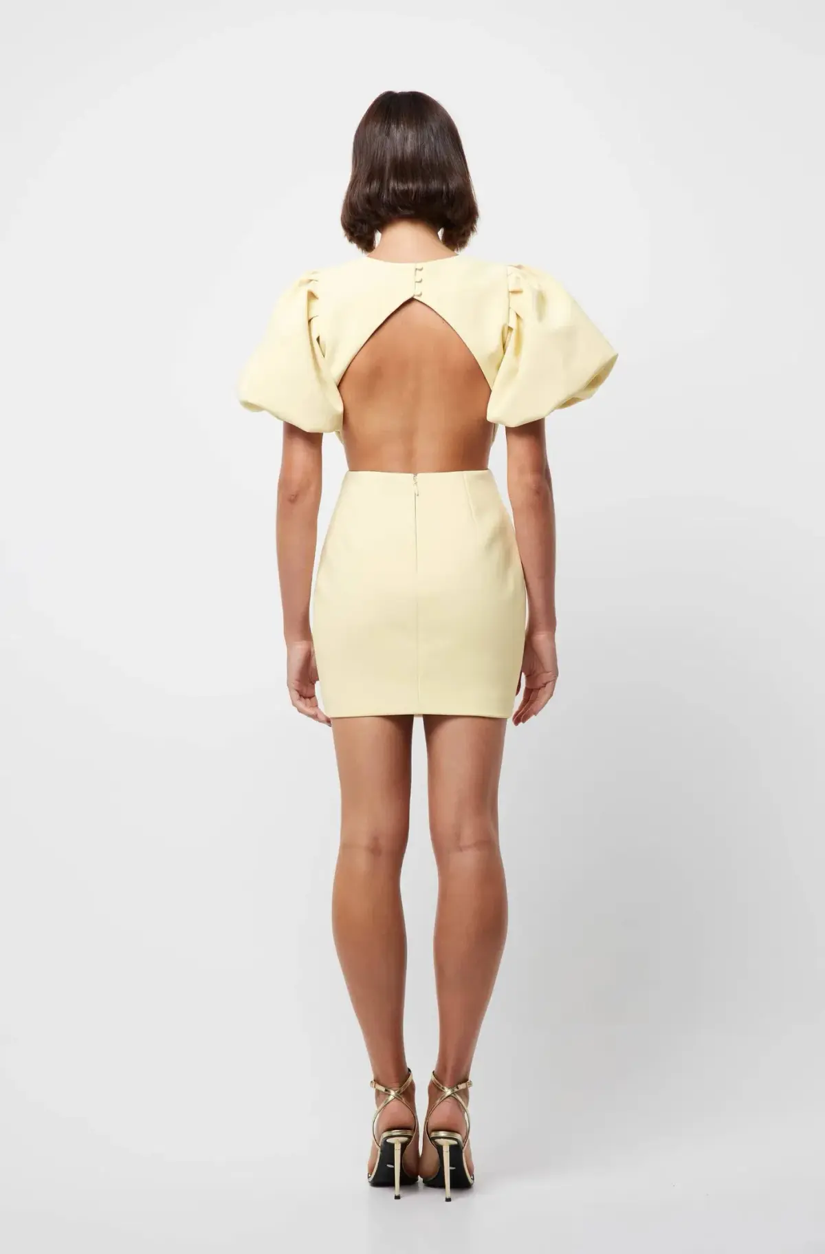 Mossman Splendour Mini Dress Yellow Size 12 - Image 1