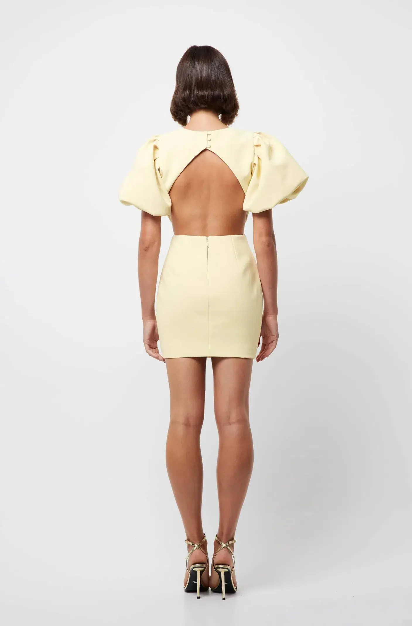 Mossman Splendour Mini Dress Yellow Size 12 - Image 1