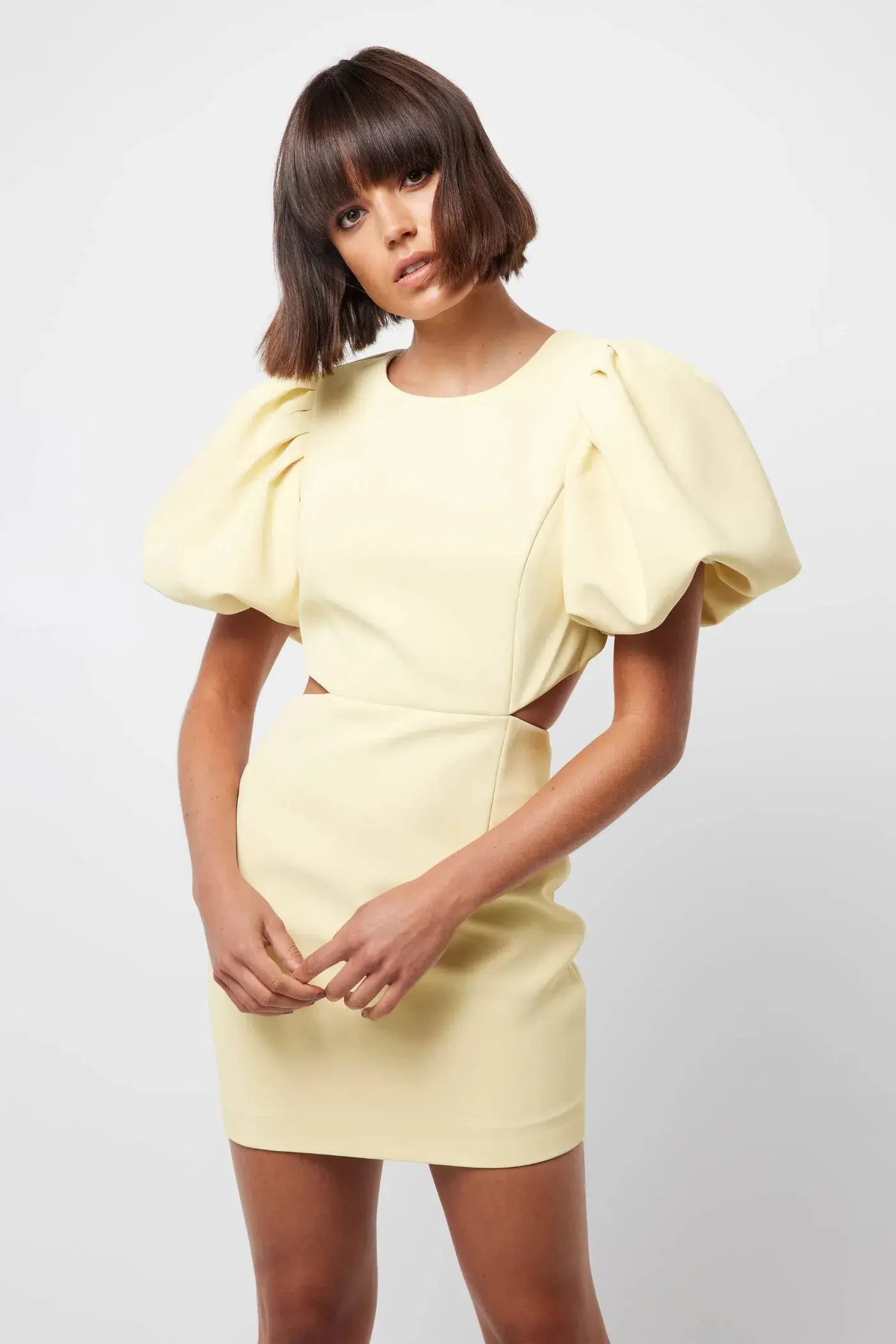 Mossman Splendour Mini Dress Yellow Size 12 - Image 3