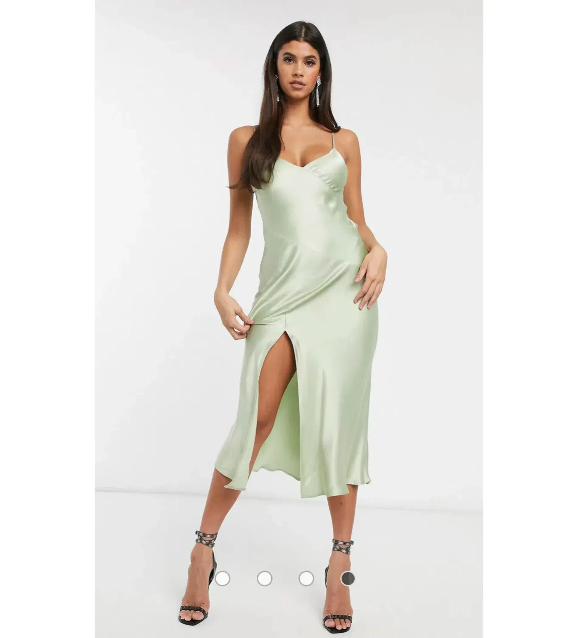 Bec & Bridge Crest Slip Midi Dress Peppermint Size 10 - Image 1