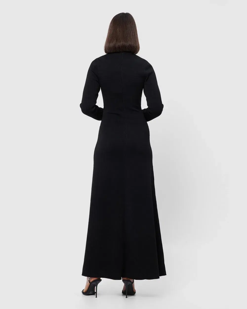 Mossman The Fifth Knit Maxi Dress Black Size 16 - Image 3