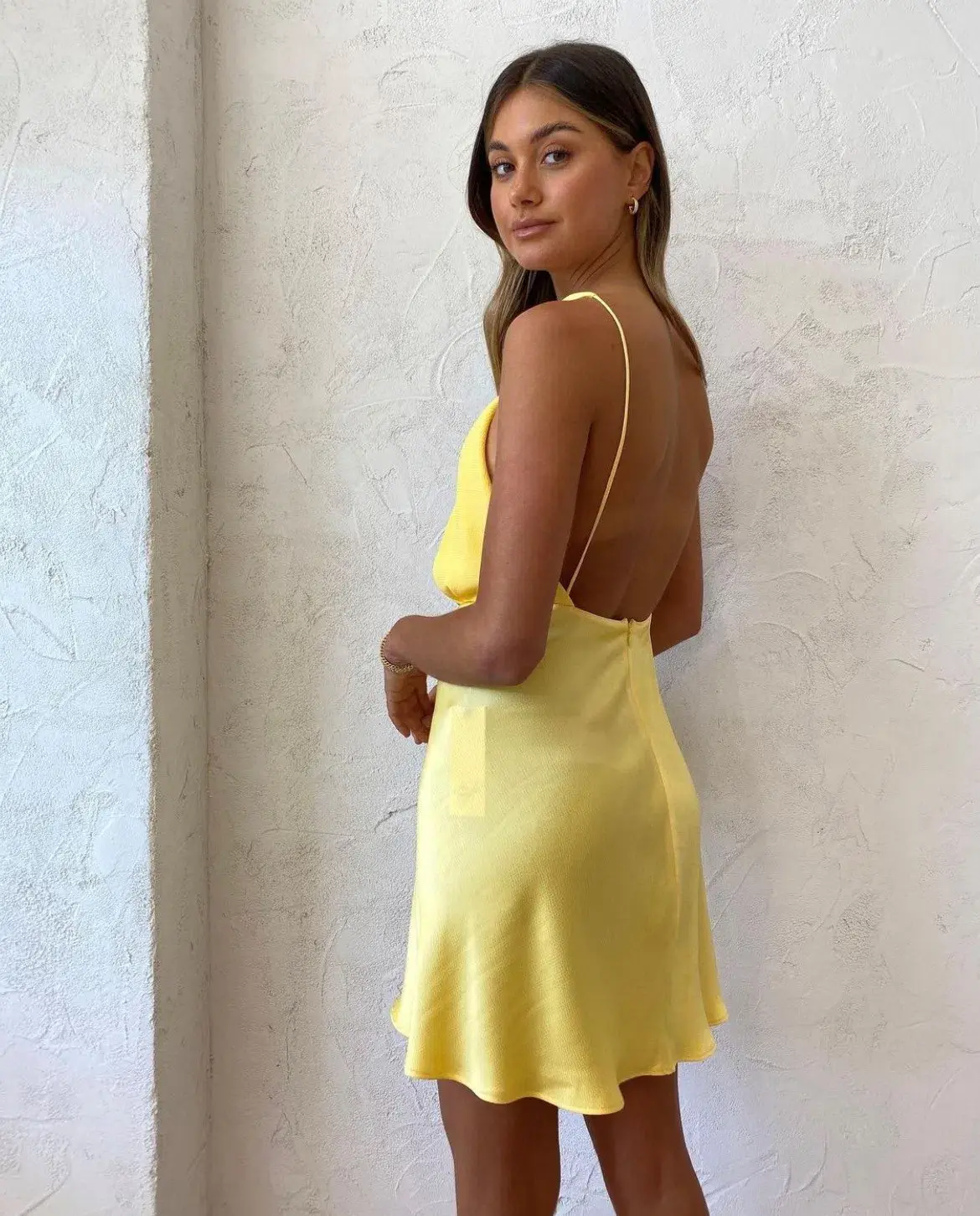 One Fell Swoop Audrey Mini in Bumble Bee Yellow Size 8 - Image 4