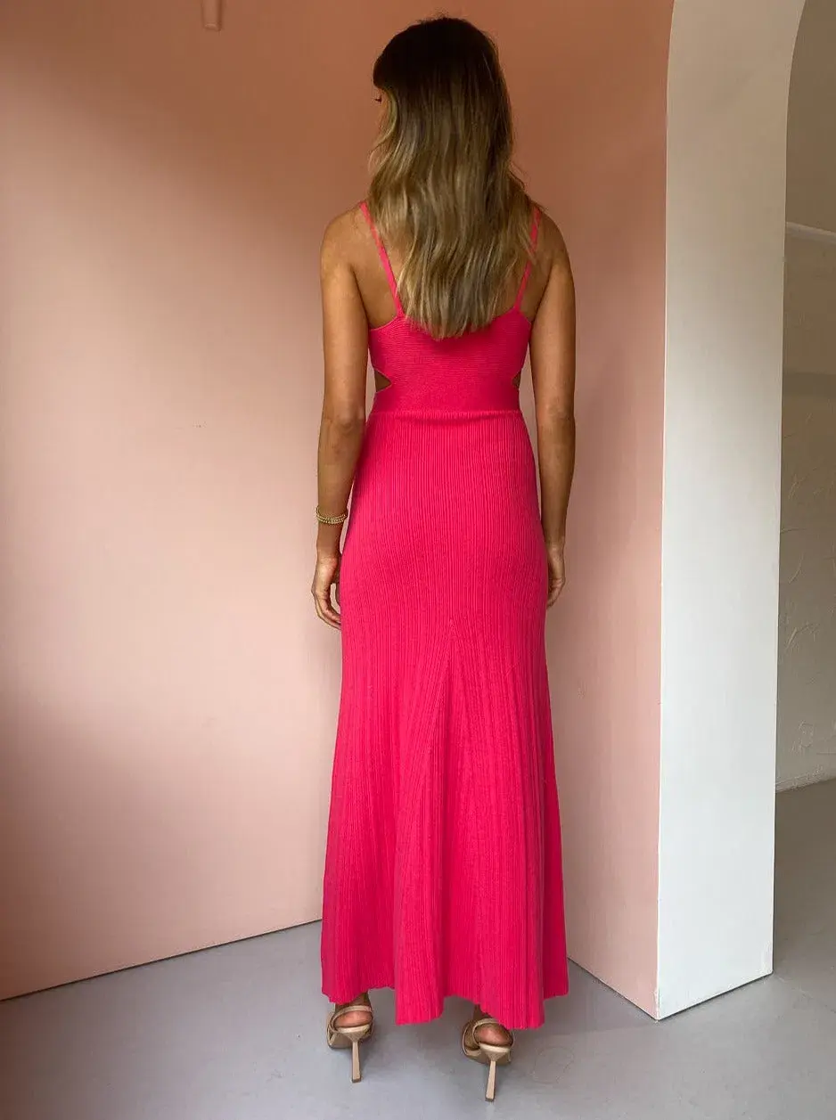 Anna Quan Sabrina Dress Fuchsia Size 12  - Image 3
