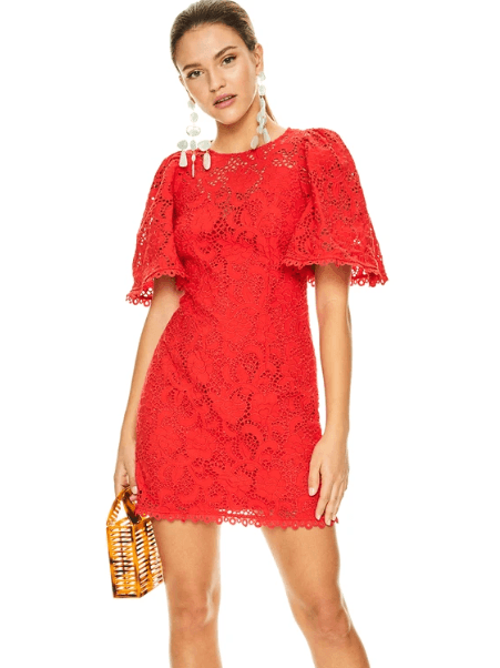 Talulah Roses Are Red Mini Dress size 14 - Image 1